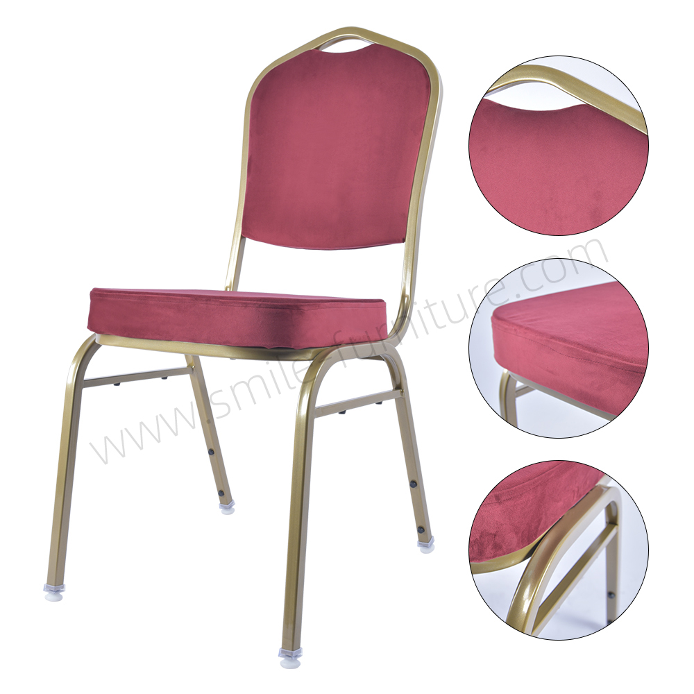 Popular Wholesale Cheap Hotel Party Stackable Fabric Church Chair for Theater Sale