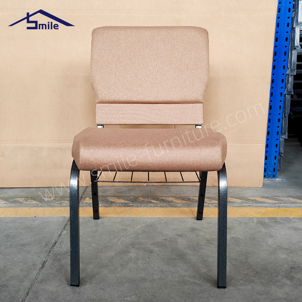 Popular Wholesale Cheap Hotel Party Stackable Fabric Church Chair for Theater Sale