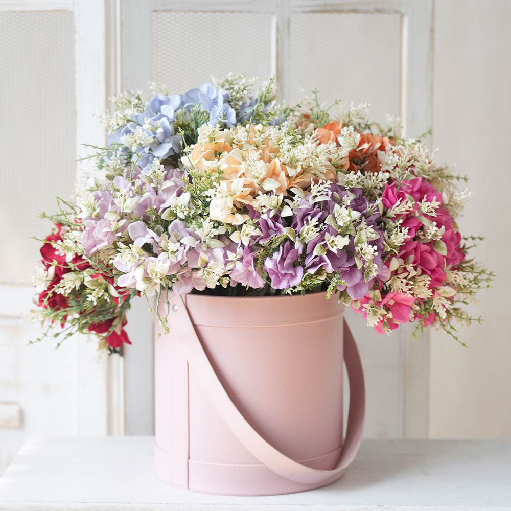 Transworld Handmade 15inch Hydrangea Artificial Flowers Wedding Flower for Home Wedding Decoration