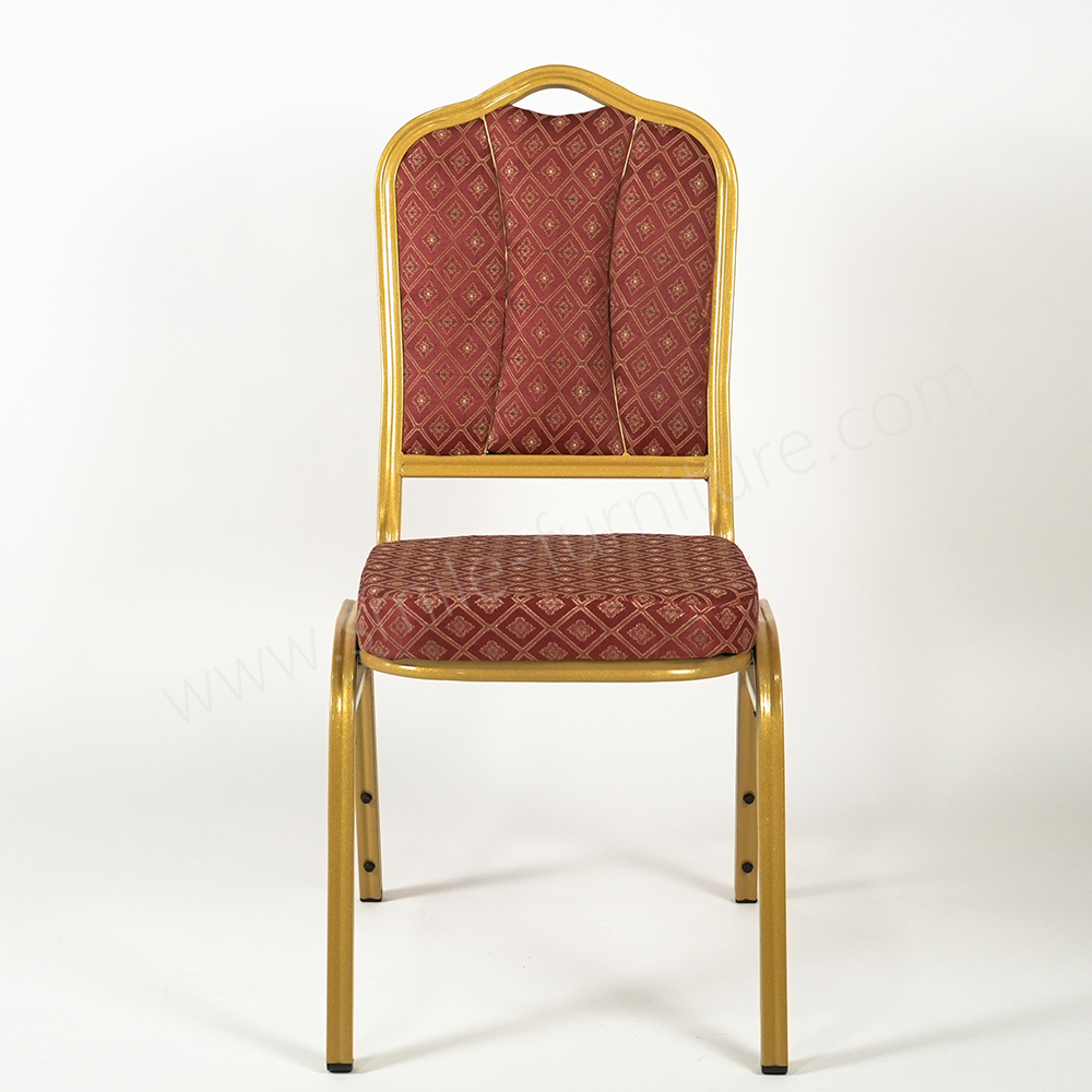 Hotel Hall Gold Stackable Banquet Restaurant Dining Wedding Chair for Events Decoration