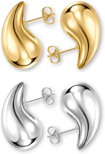 Amie Water Drop Dangle Earrings - Hypoallergenic Earrings for Women