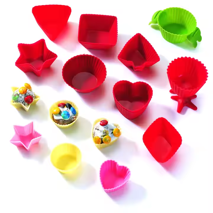 Silicone egg tart mold