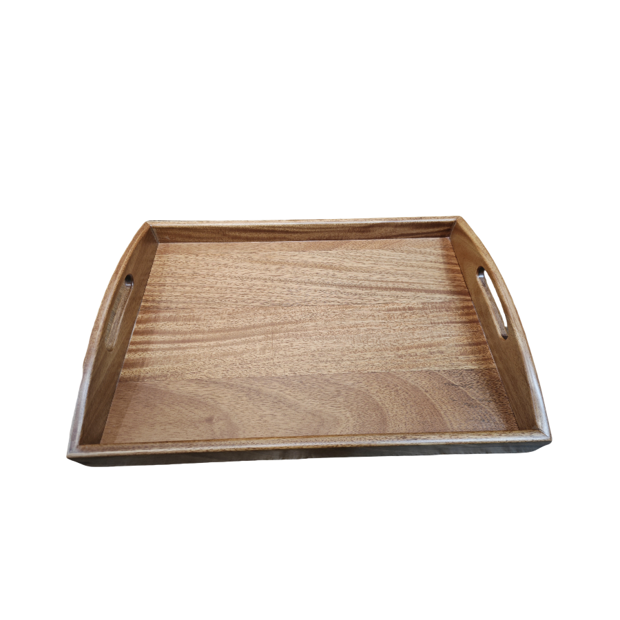 Food Serving Tray with curved handles
