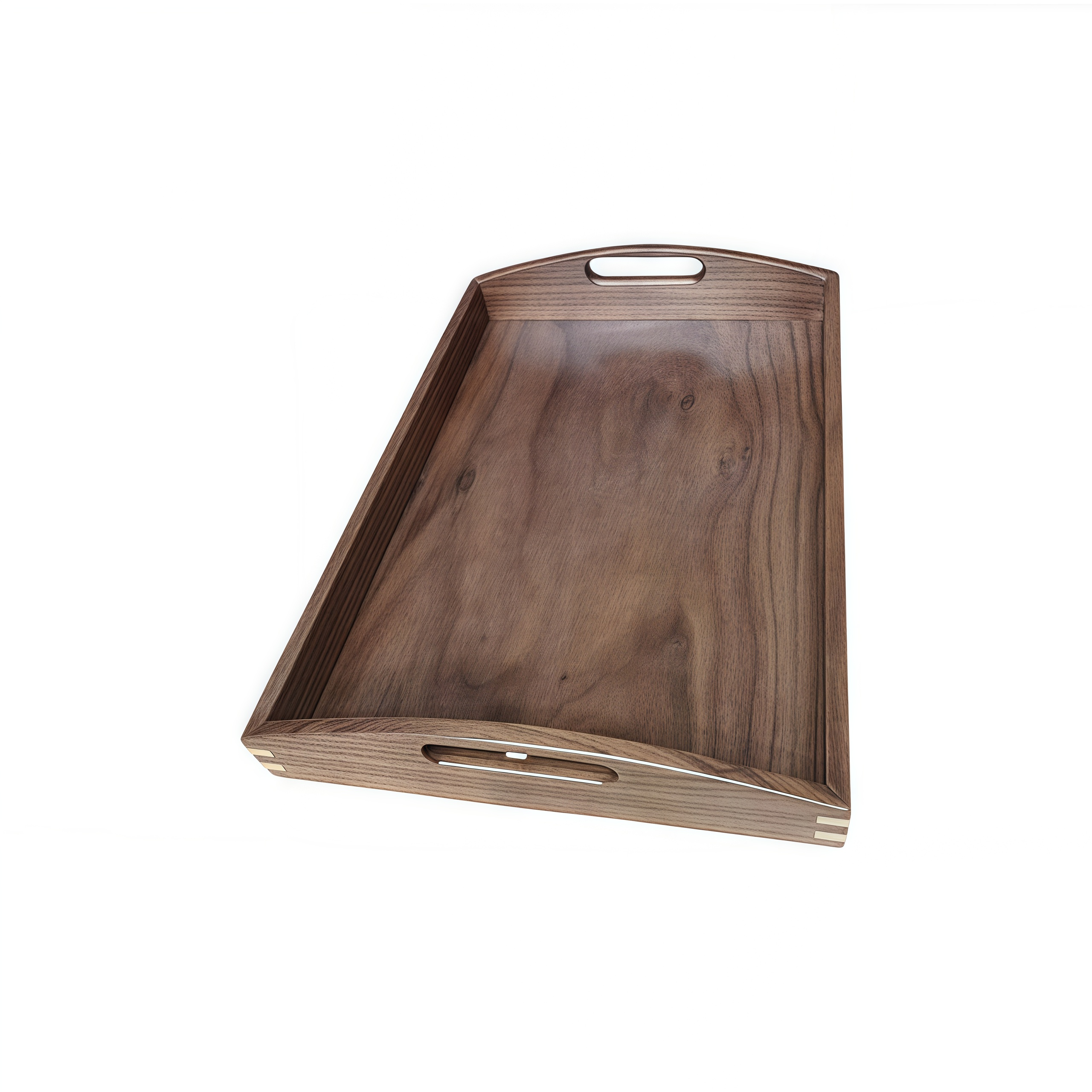 Food Serving Tray with curved handles