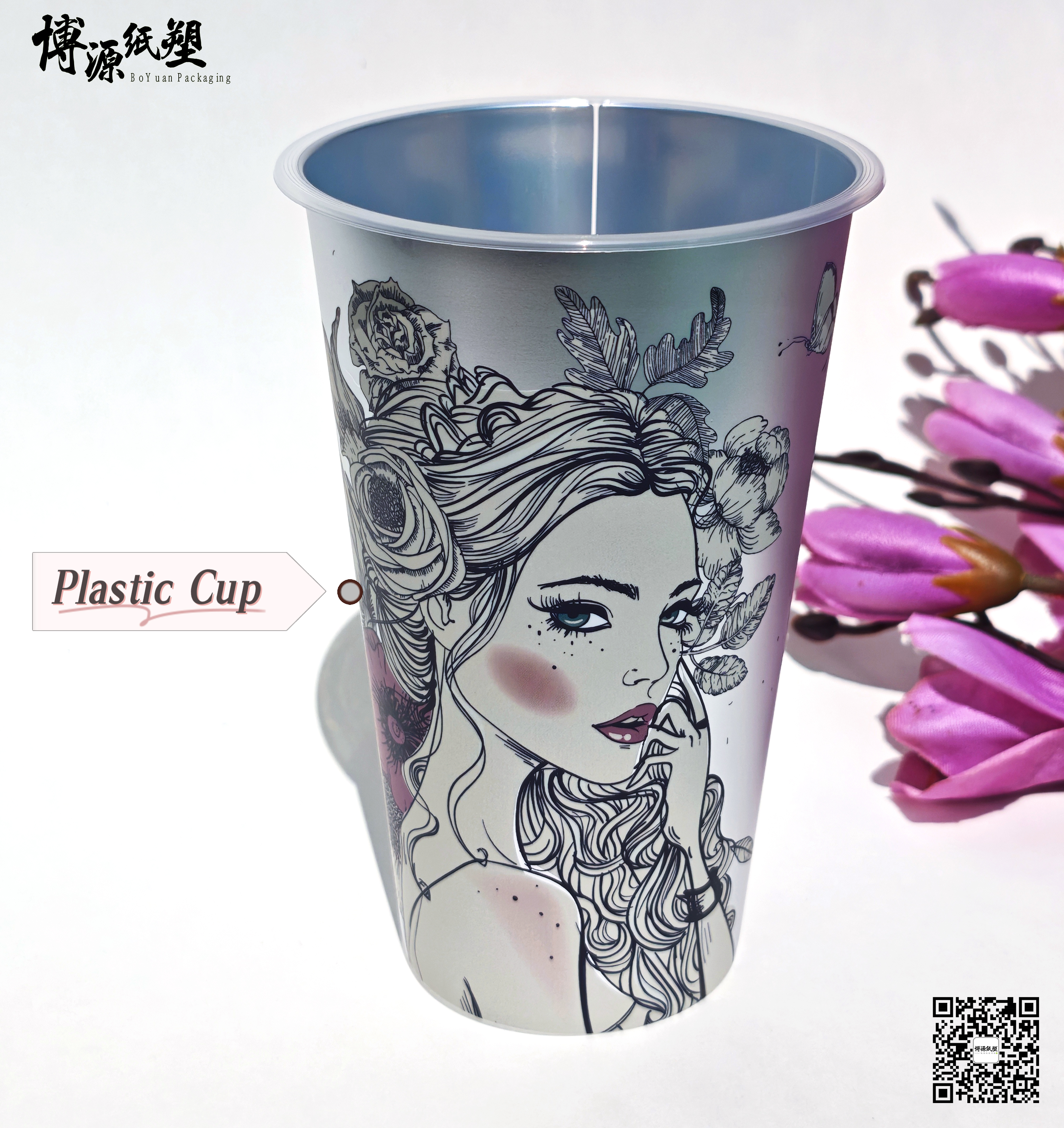Plastic Cup with the technology of IML
