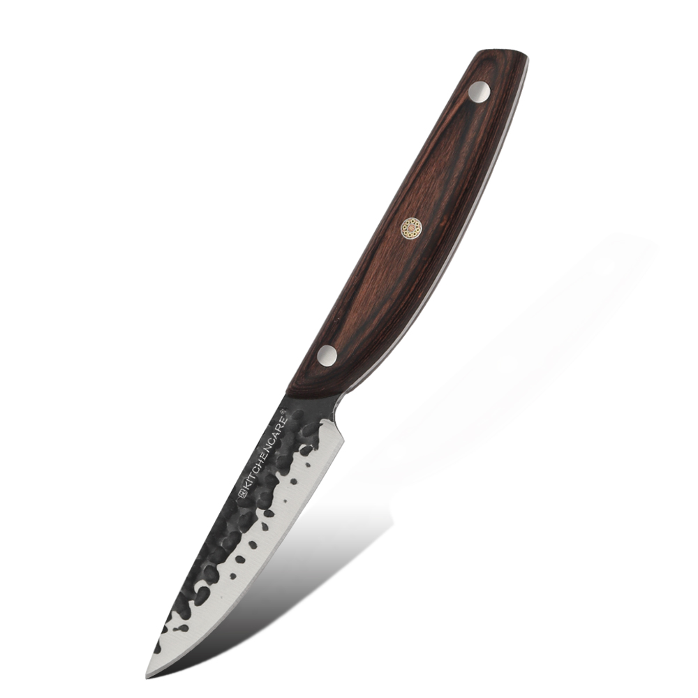 Hip-home stainless steel kitchen knife professional black new pakka wood paring knife