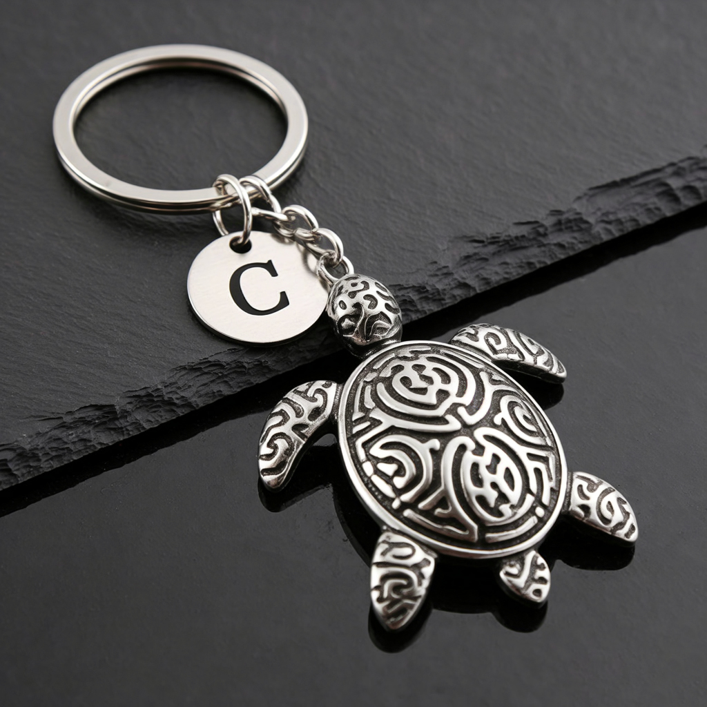 Custom 3D Antique Color Animals Metal Keychains