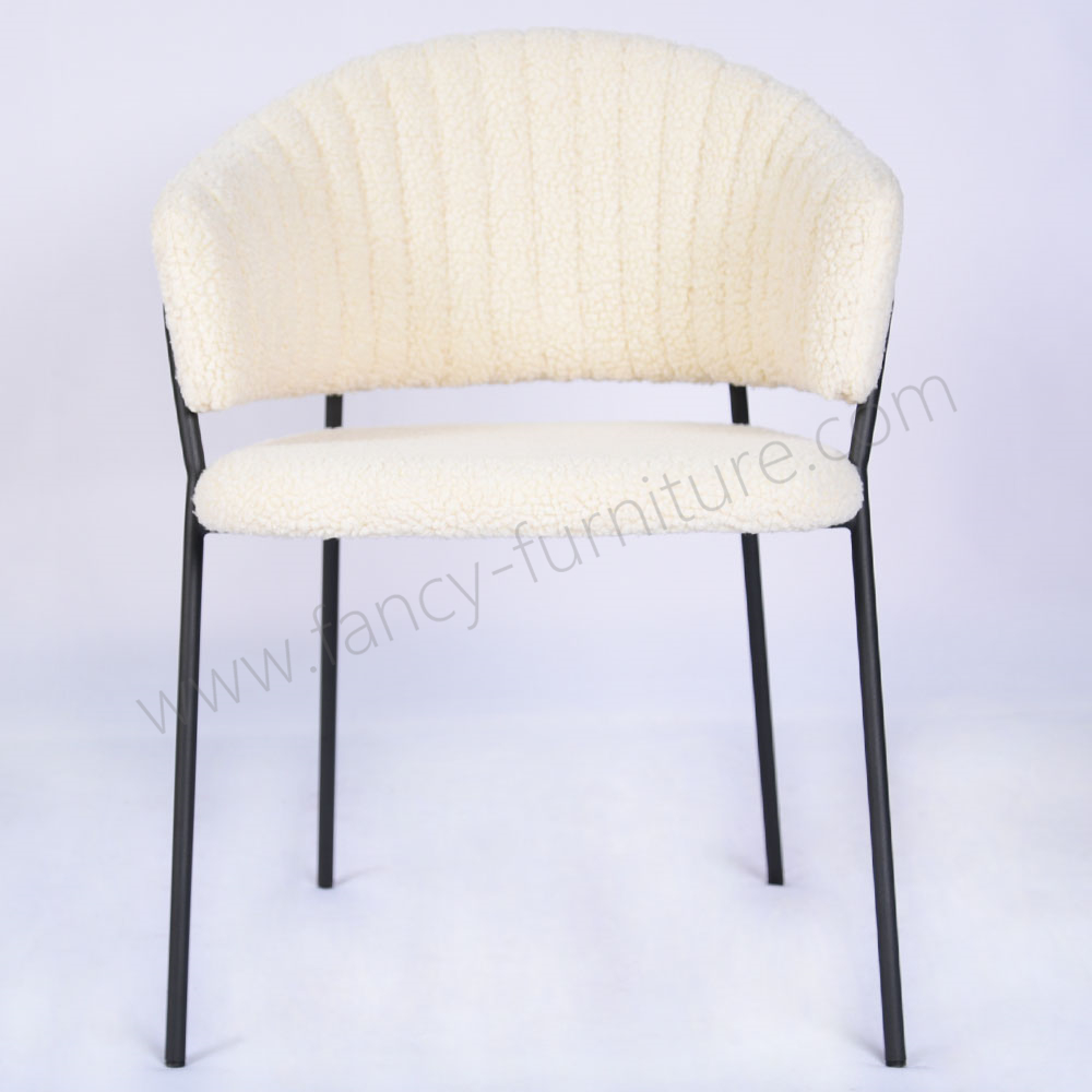 Luxury Modern Hotel Restaurant Dining Room Chair Tufted Velvet Dining Chair