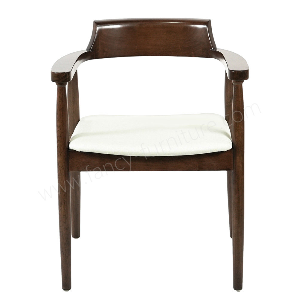 Hot Selling Modern Simple Living Room Solid Wood Flannel Cloth Leisure Dining Chair