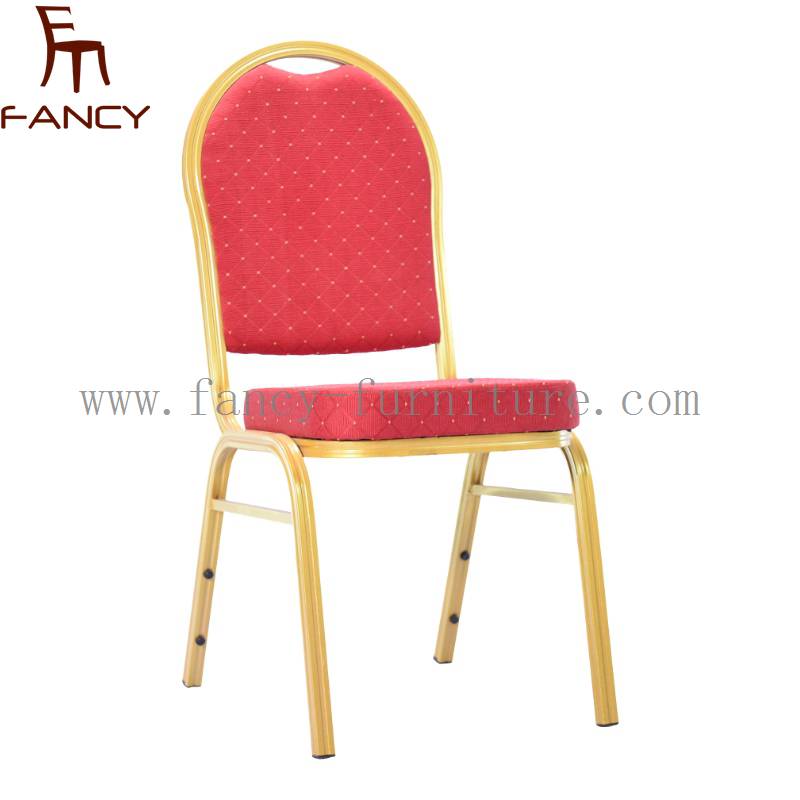 Wholesale Cheap Luxury Stackable Gold Iron Metal Wedding Banquet Chair Hotel Furniture Chairs
