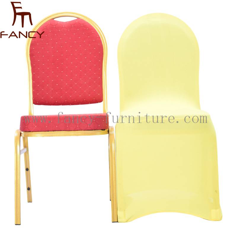 Wholesale Cheap Luxury Stackable Gold Iron Metal Wedding Banquet Chair Hotel Furniture Chairs