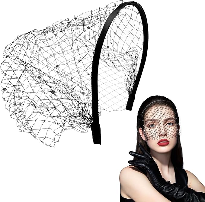 Amie Women's Wedding Veil, Charming Hair Accessories Bridesmaid Headpieces, Cocktail Tea Party Decor