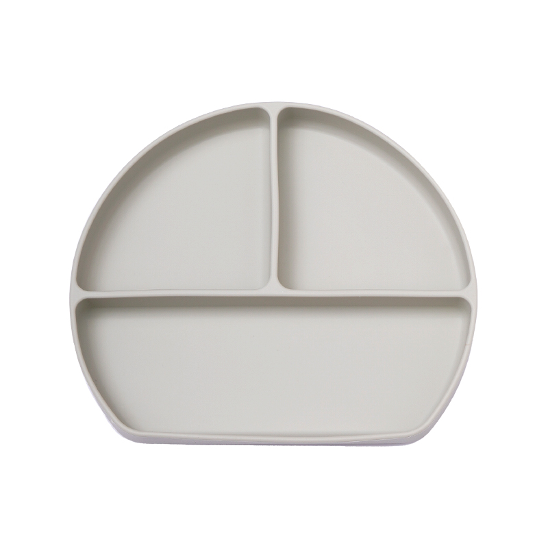 Silicone baby plate