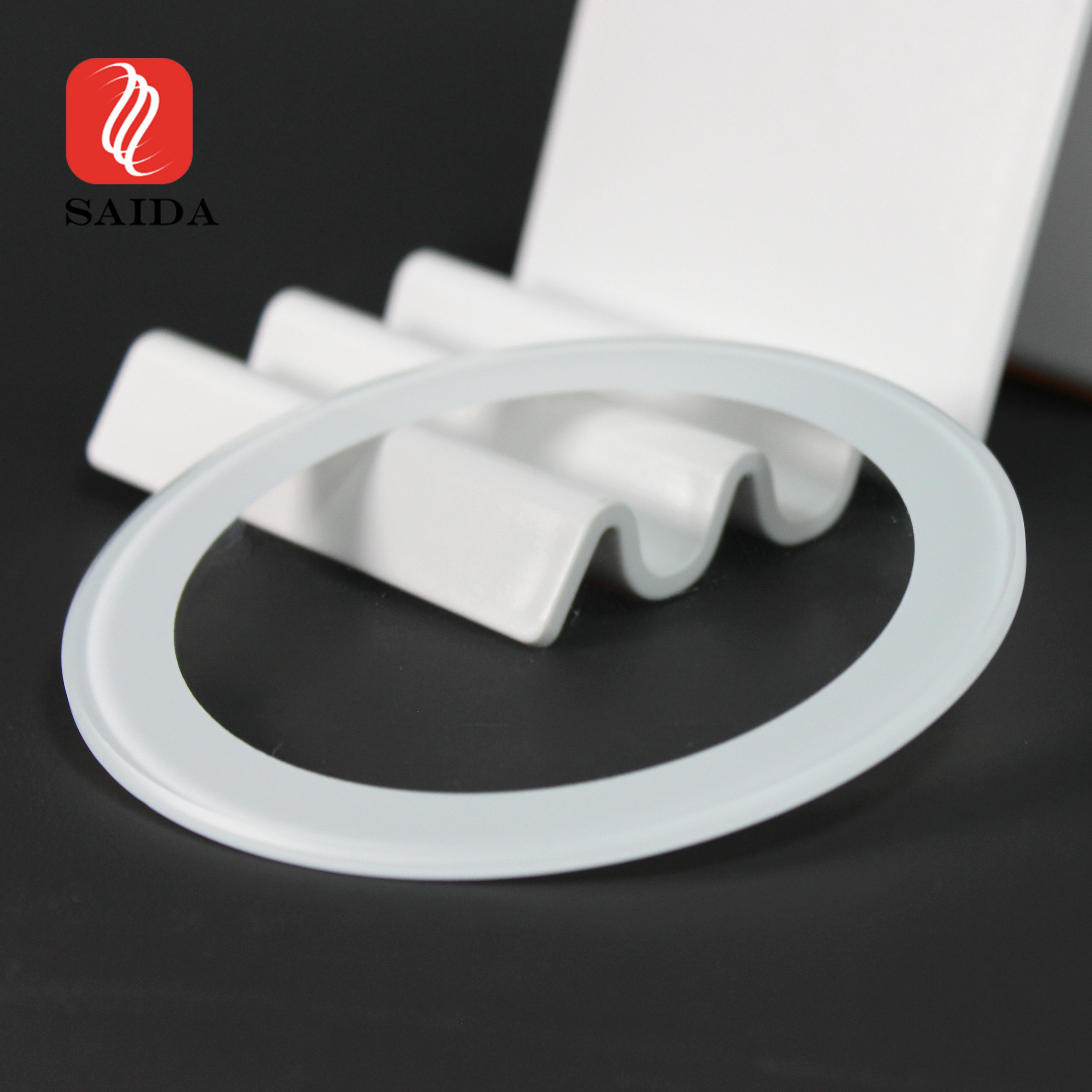 Custom 3mm Milled Edge Glass Ik10 Tempered Glass for Wall Light