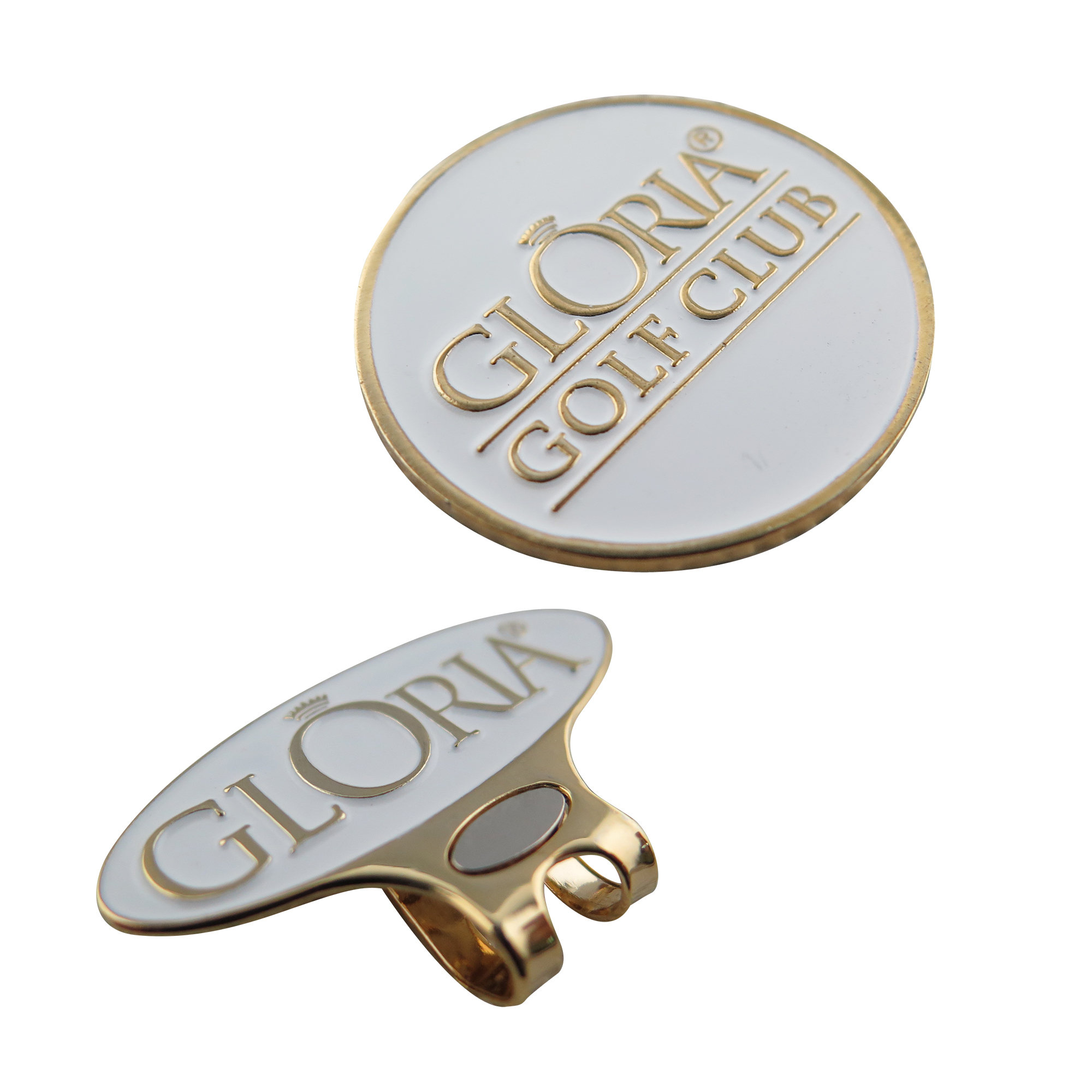 Magnetic Golf Ball Marker Hat Clip Custom Logo Golf Accessories