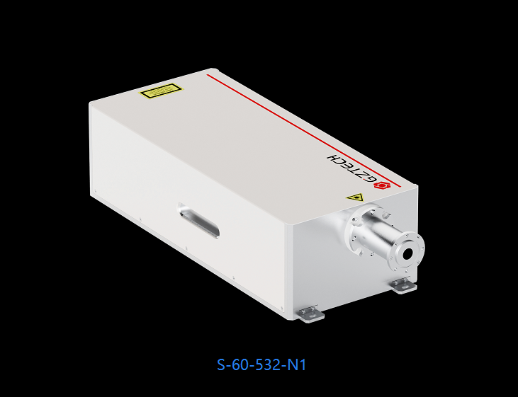 60W Nanosecond Pulsed Solid Green Laser Source Water-Cooling for Glass Holes Drilling