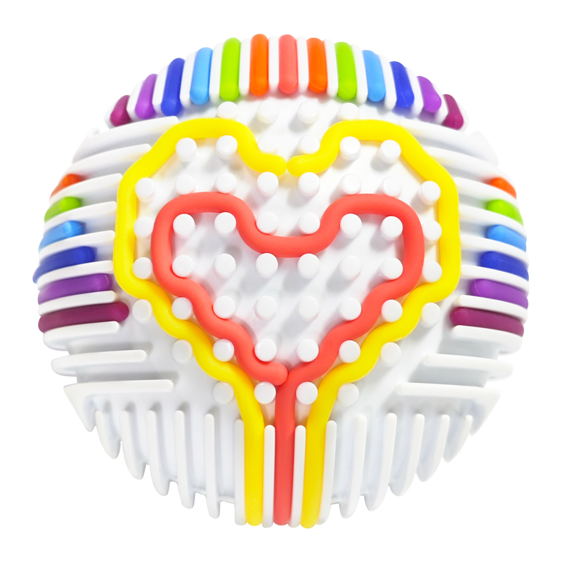 Imaginative Autism Focus Exercise Educational Kid Toy Silicone Lines Baby Activity Board Ball Toy