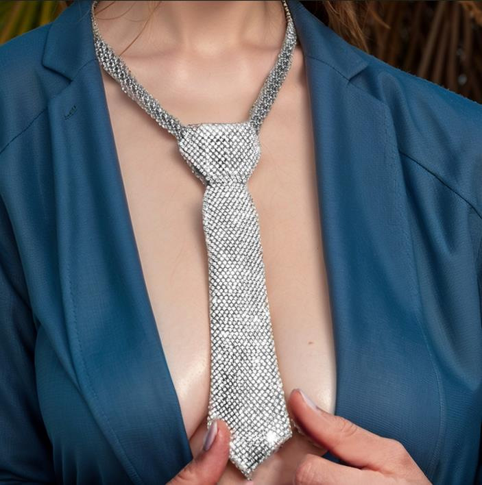 European and American fashionable personalized metal bead necklace