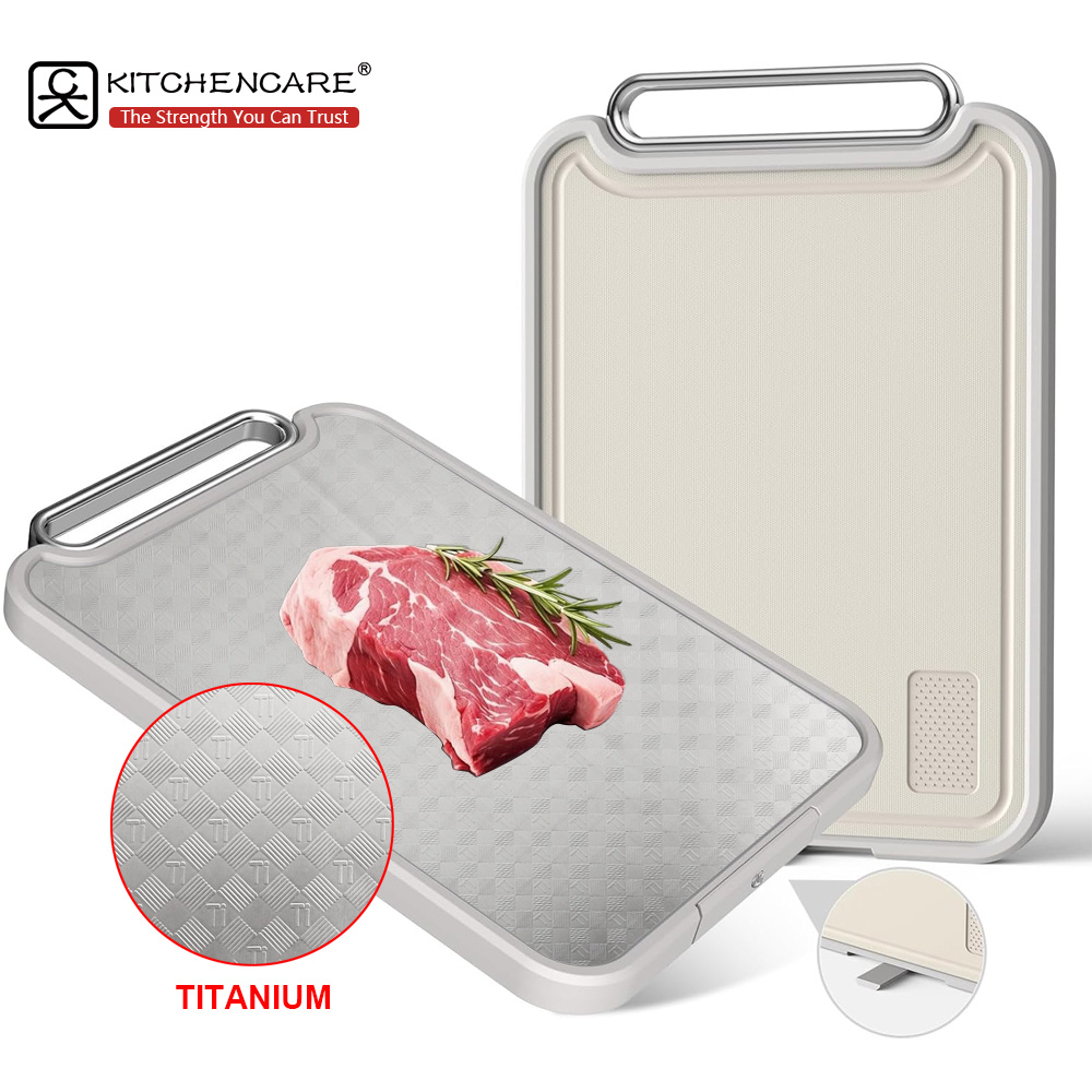 Hip-home Custom Logo Tablas De Cortar De Titanio Commercial Food Grade Titanium Cutting Board
