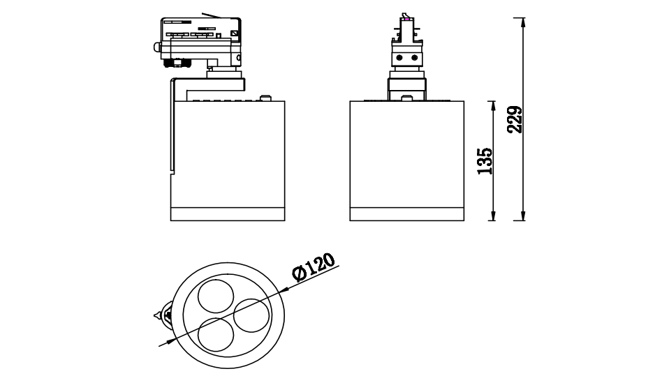 Cnlight,LED TRACK LIGHT,Electronic equipment & Instruments