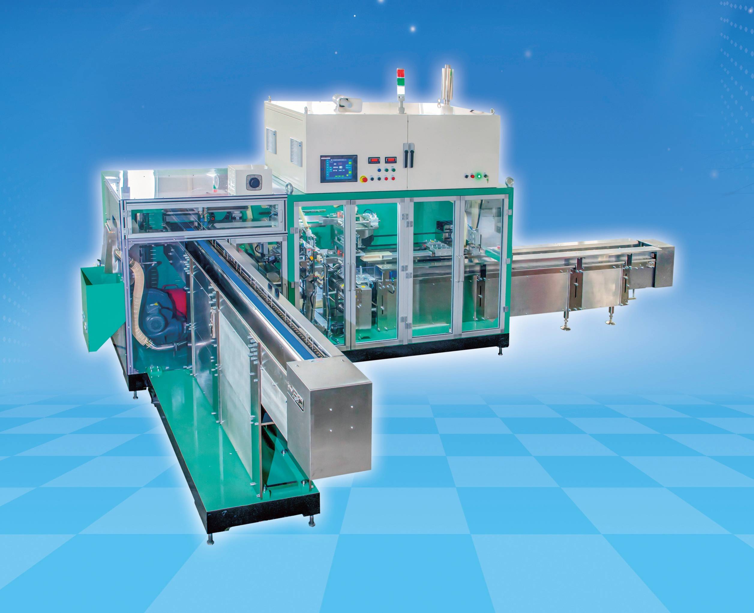 Xiamen Gachn Technology,Full Auto Wicket Bag Sanitary Napkins Packaging Machine