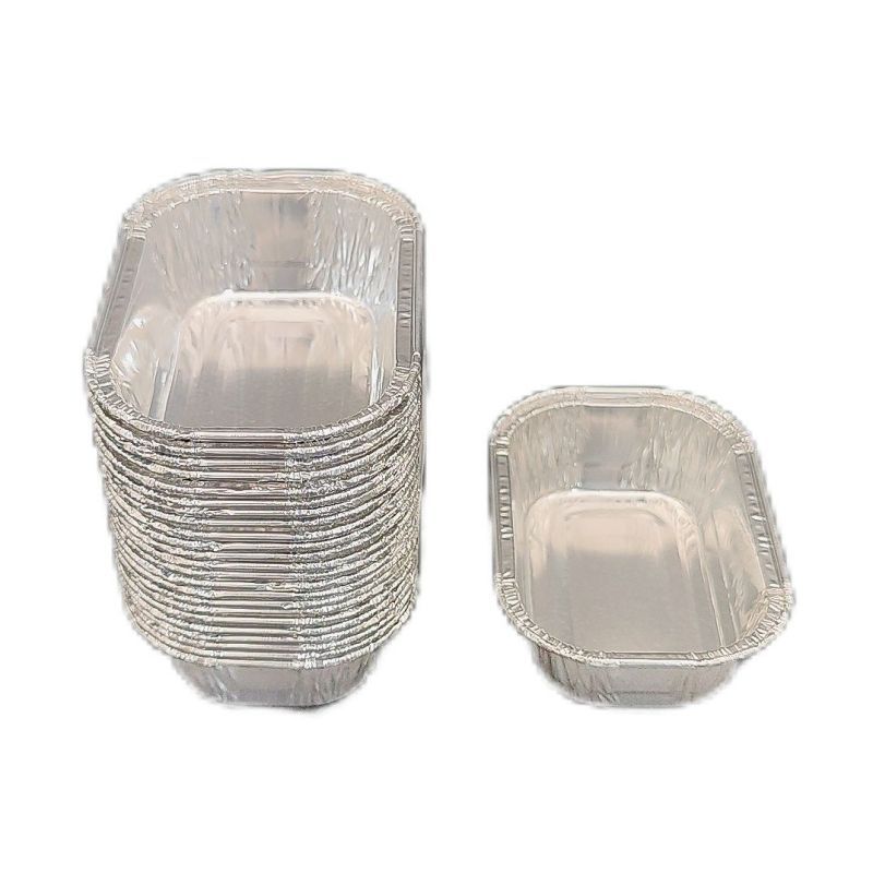 Mini Aluminum Foil Container 110ml Small Disposable Baking Cup for Pudding Cupcake Food Packaging
