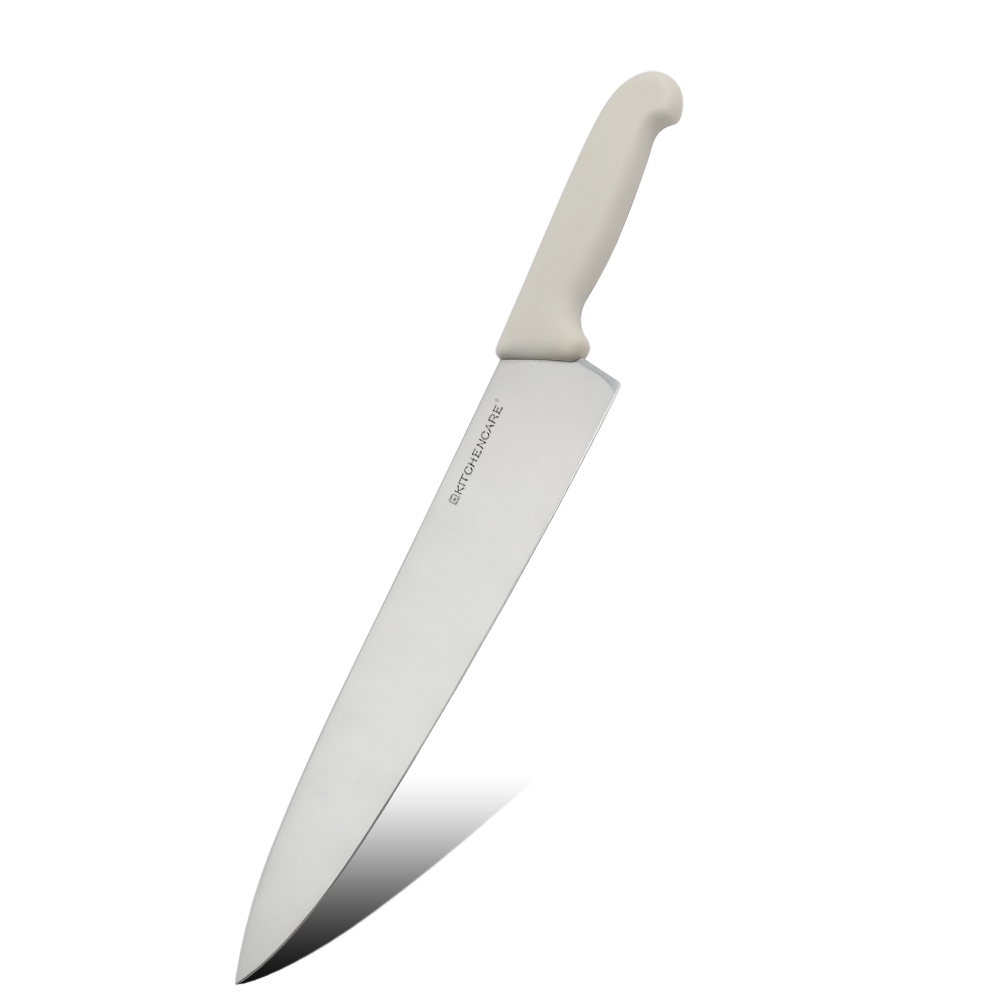 Hip-home stainless steel kitchen knife professional white PP 12inch restaurant chef knife