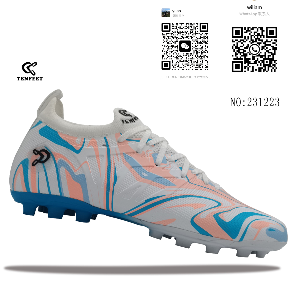 New Design Cheap Price Soccer Shoes Sports Football Comfortable Men's Shoes