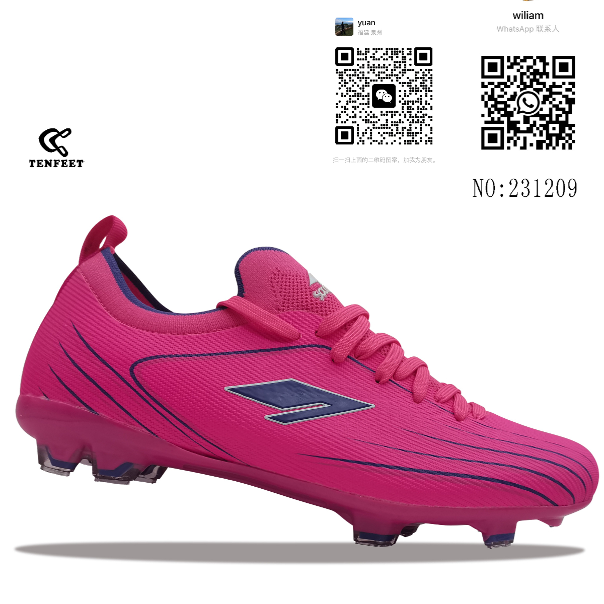 Professional custom football shoes wholesale