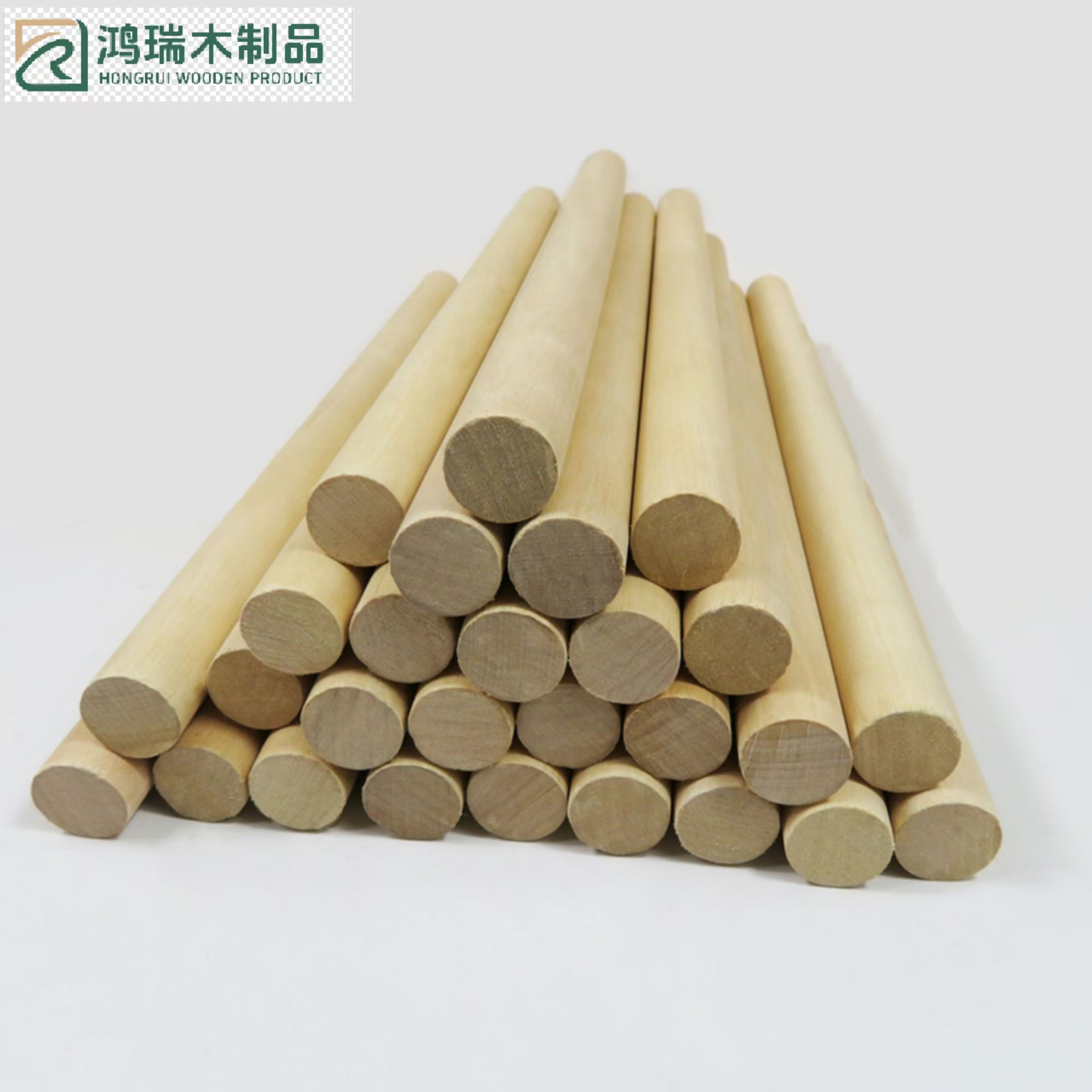 Wooden stick, round wooden stick, birch stick