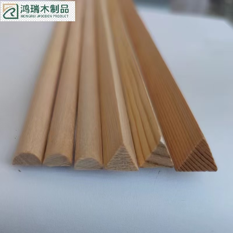 Wooden stick,half- round wooden stick, birch stick