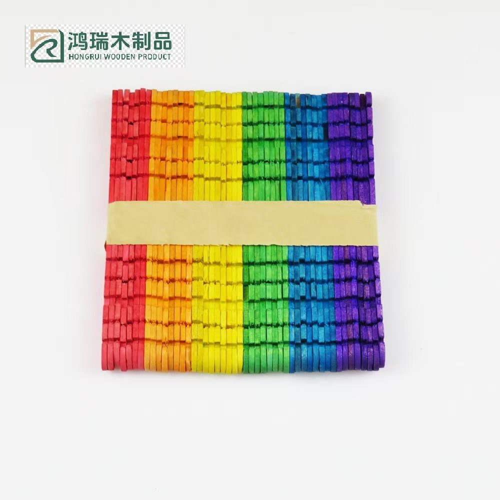 Colorful craft ice cream stick with sawtooth,craft stick