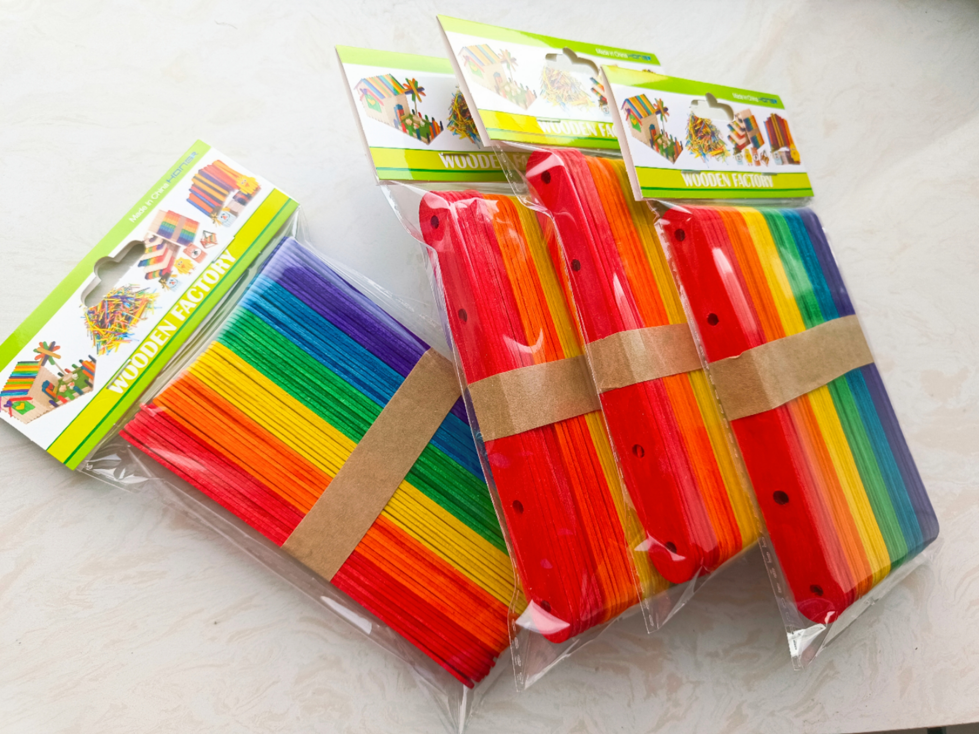 Tongue depressor,craft stick with holes