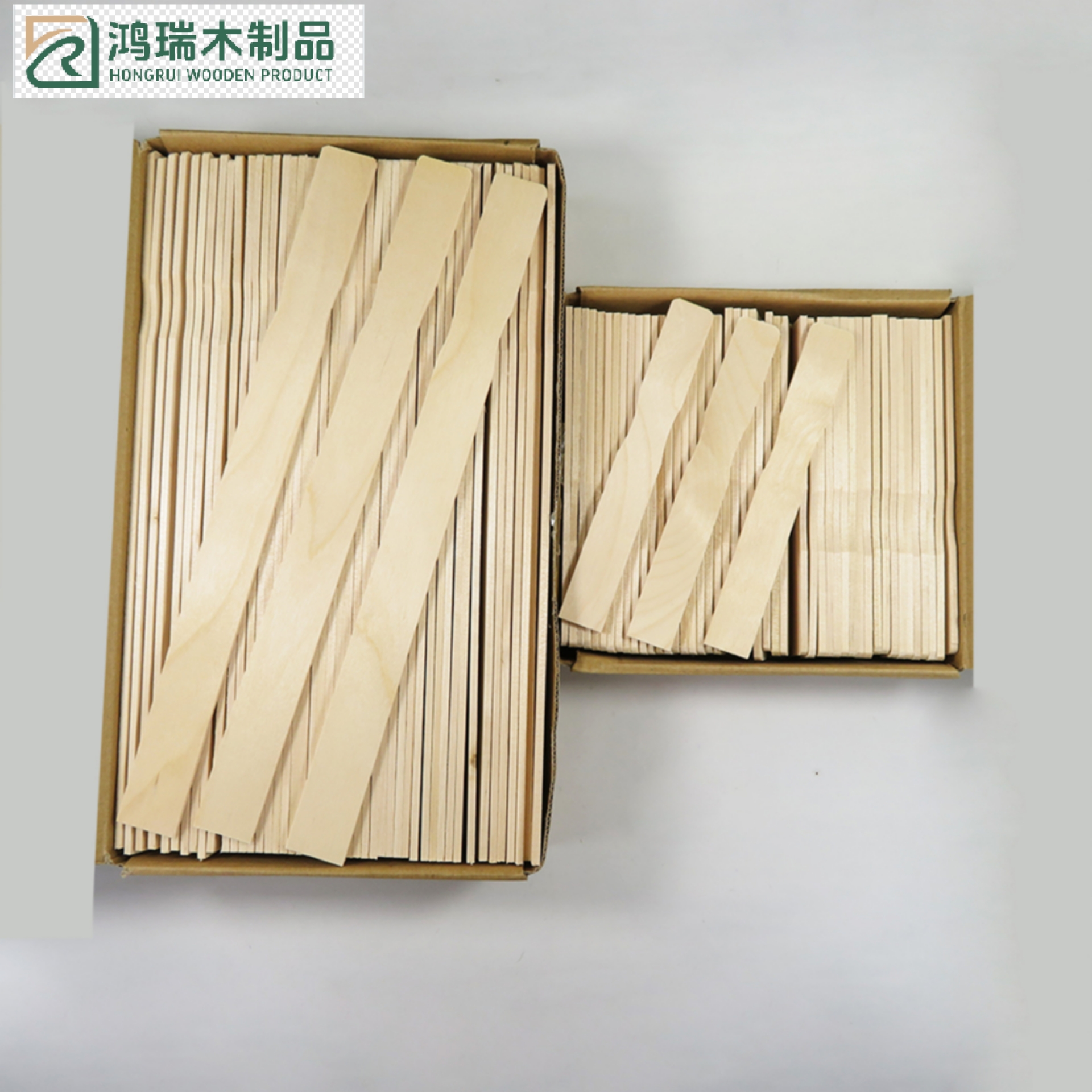 Wooden paint stick birch board