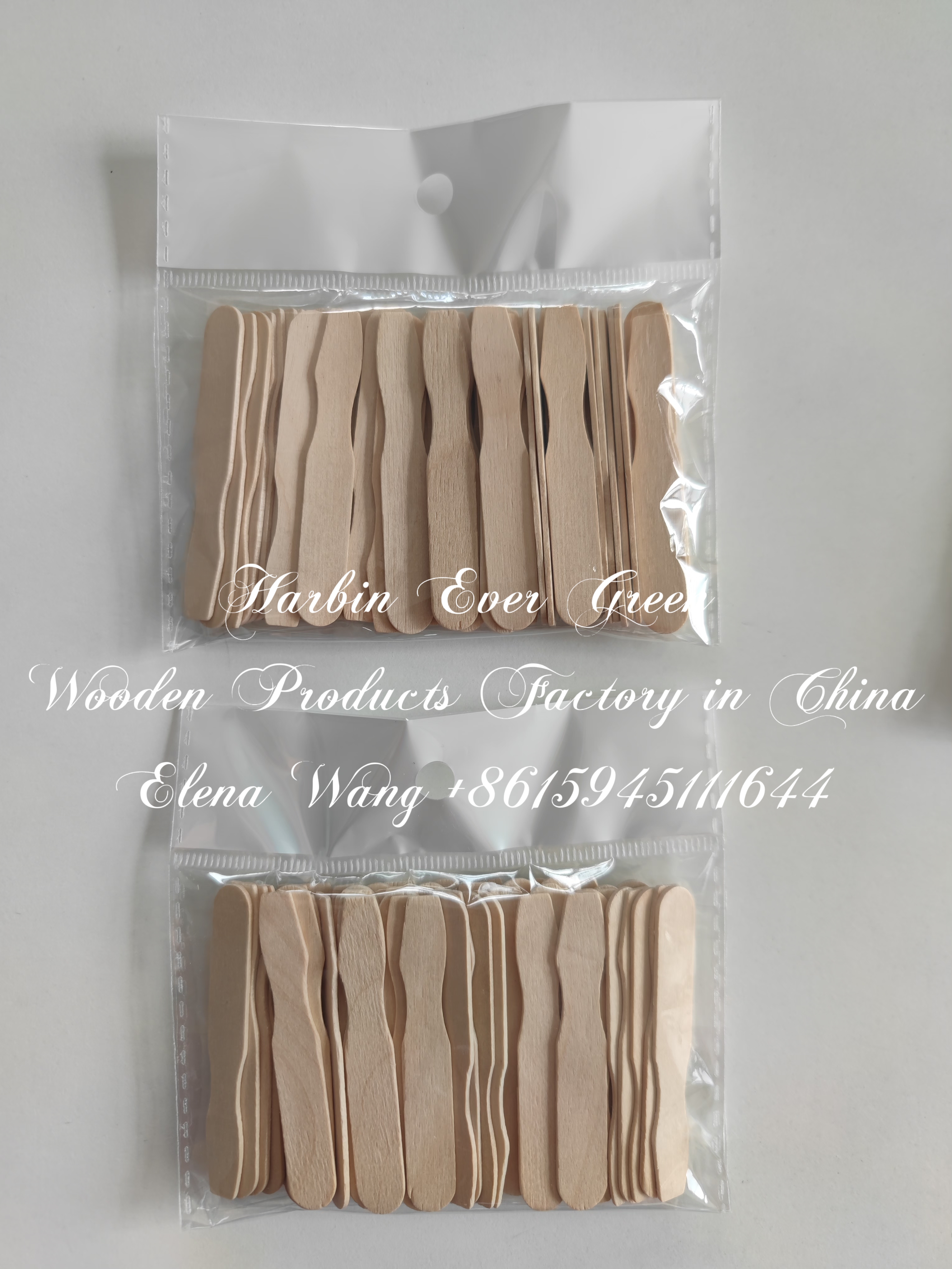 Wooden waxing stick