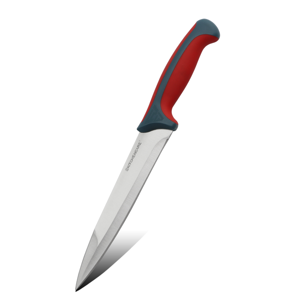 Hip-home stainless steel kitchen knife professional red PP 8inch butcher knife