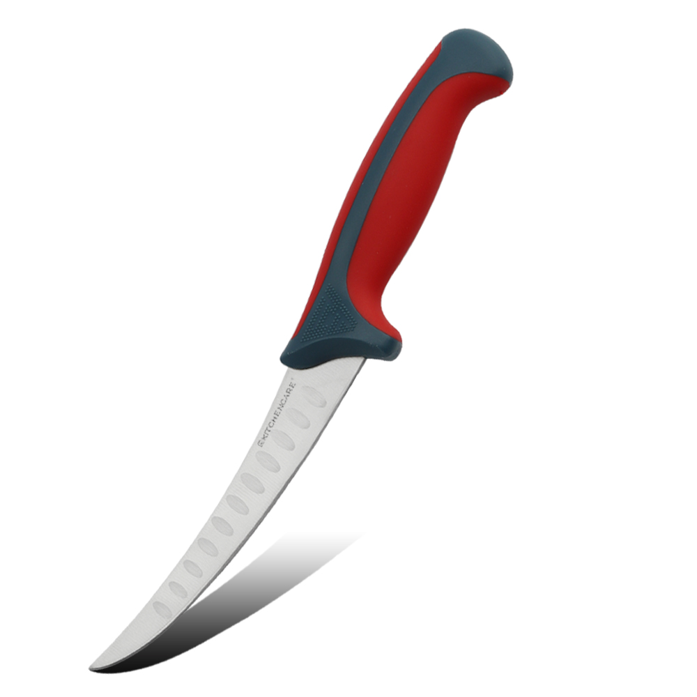 Hip-home stainless steel kitchen knife professional red PP 6inch butcher knife