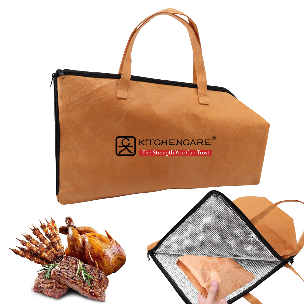 Hip-home Outdoor Insulated Bbq Resting Blanket Recycled Reusable Brown Tyvek Paper meat blanket