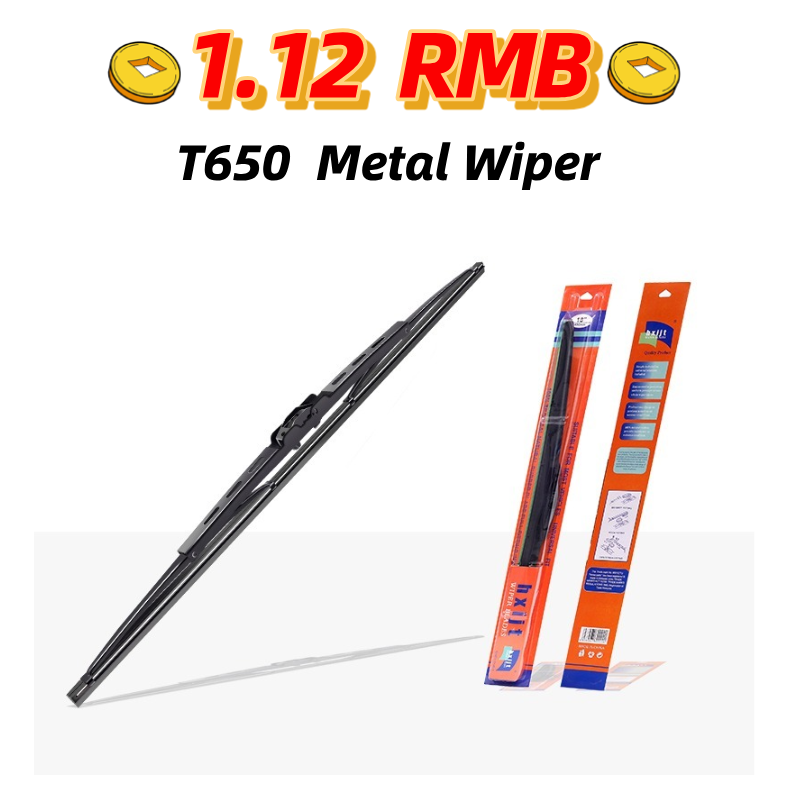 Universal Metal Frame Wiper Blade Natural Rubber Iron Frame