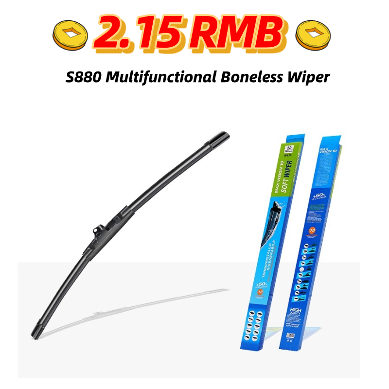 Multifunction Universal Frameless Windshield Wipers Soft Natural Rubber Windscreen Blades for Cars