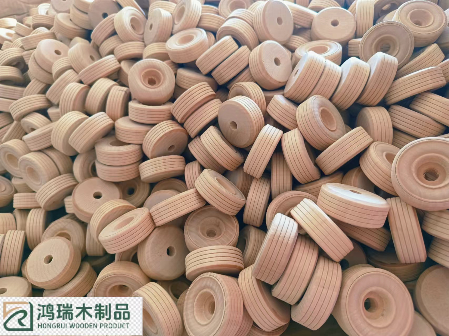 Wooden toy accessories wheels