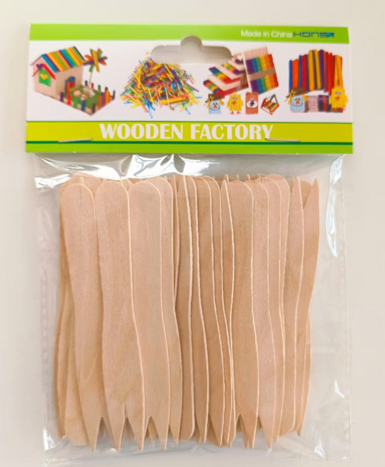 Wooden fruit fork 85mm