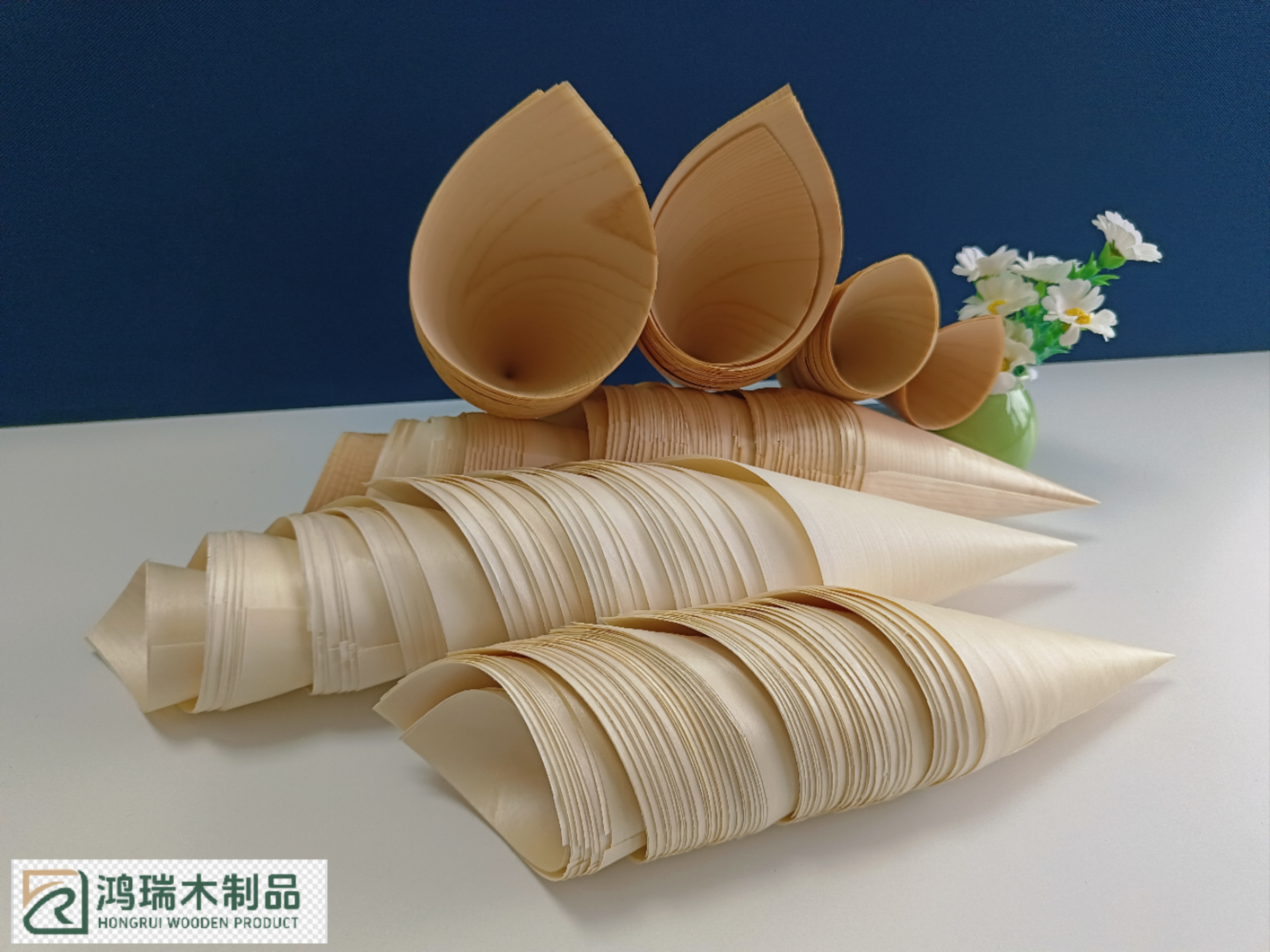 Wooden cones,wooden tablewares