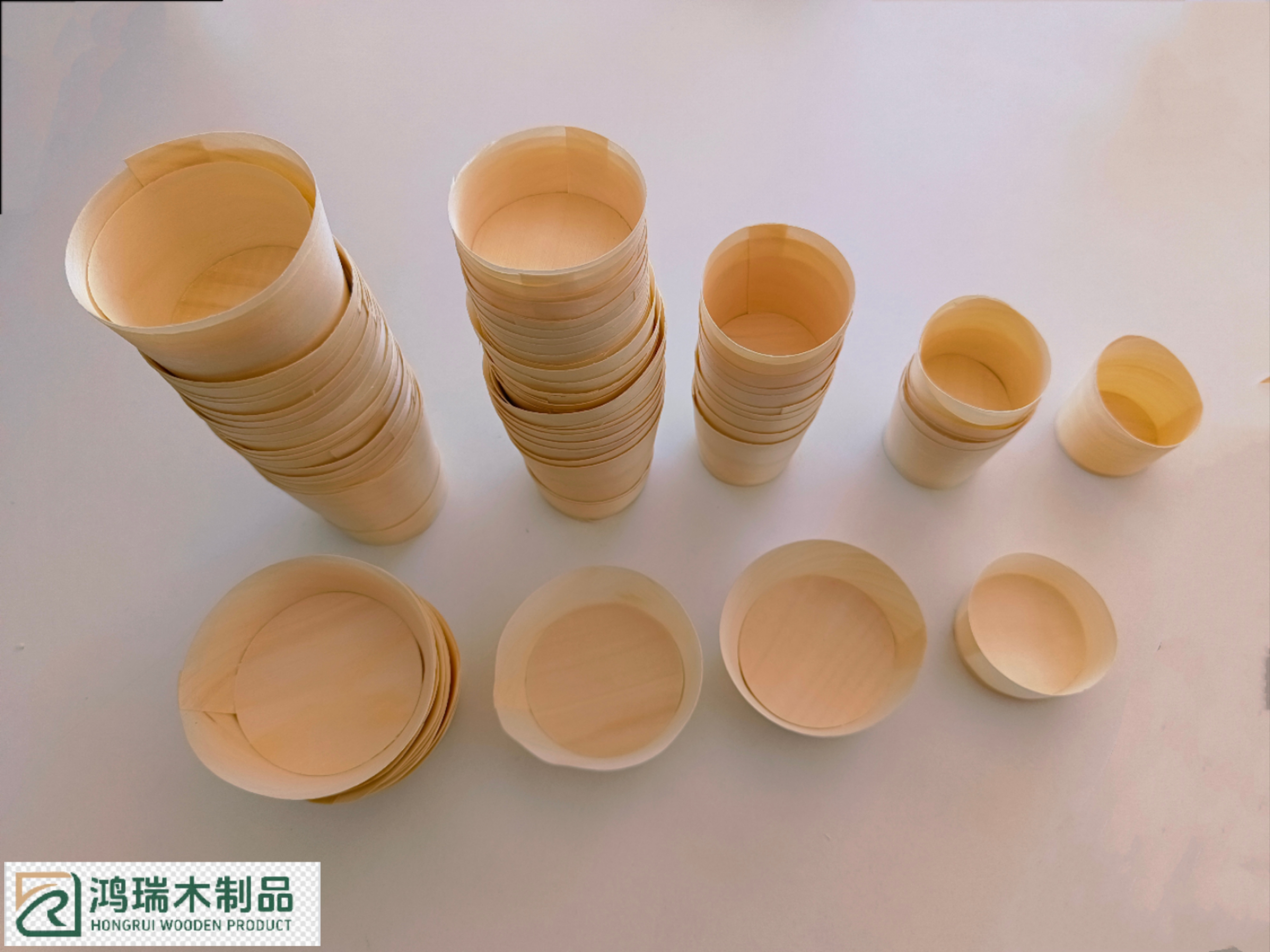 Wooden circular cups,wooden tables