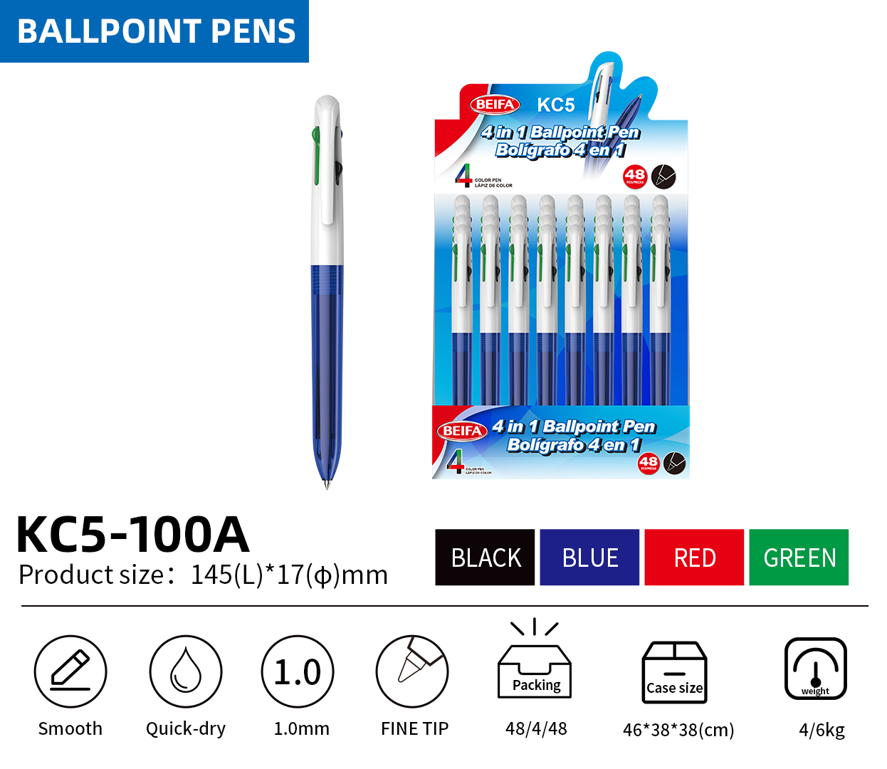 Multicolor Ballpoint Pen