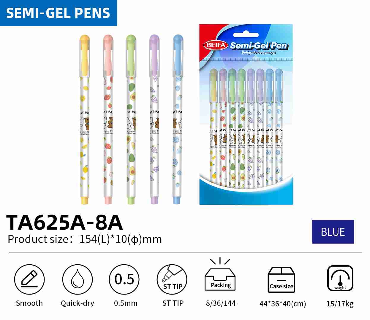 semi gel pen