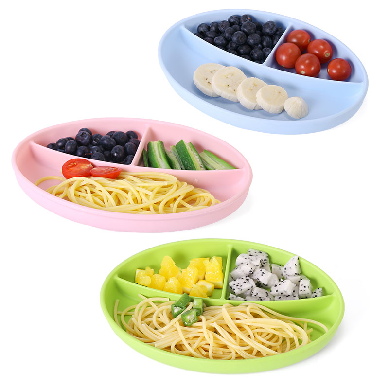 Bpa Free Baby Feeding Bowl Spoon Set Weaning Utensils Toddler Training Silicone Cup Bib Bowl Plate