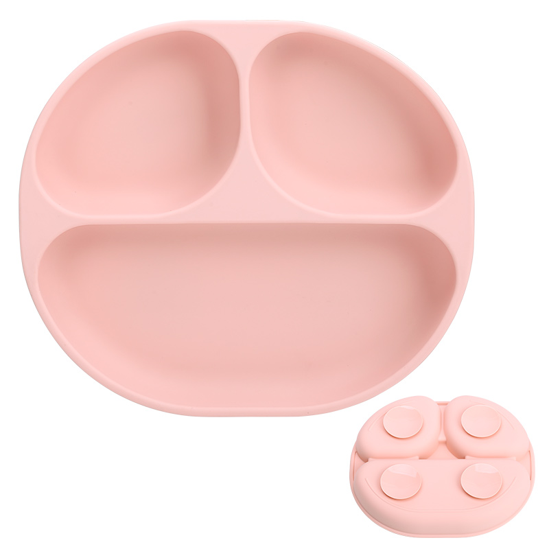 Toddlers Fruit Rice Dinner Bowl Waterproof Kid Silicone Bowl Baby Feeding Bowl With Strong Suction