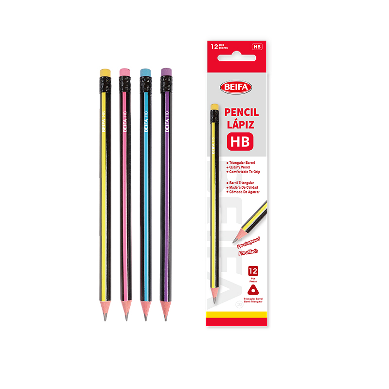 HB Triangular Wooden Pencil