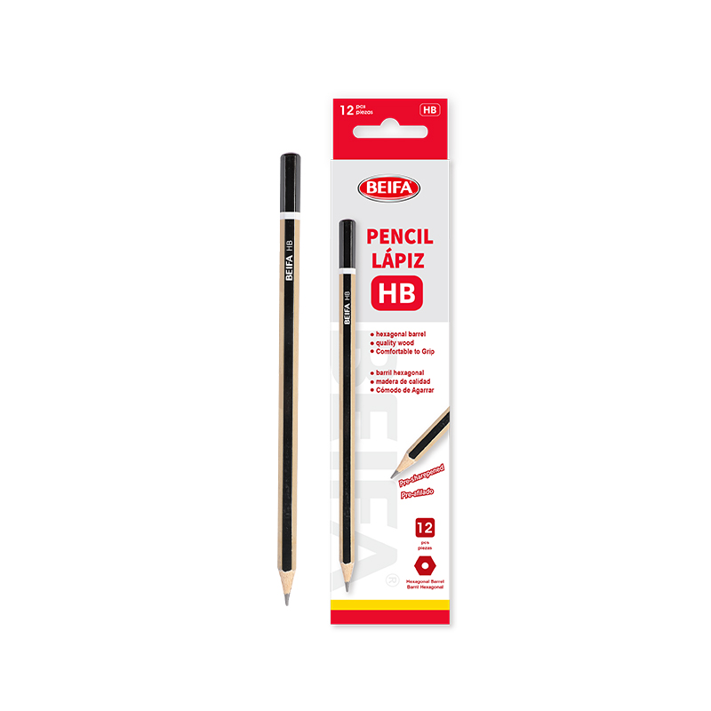 HB Hexagonal Pre-sharpened Pencil